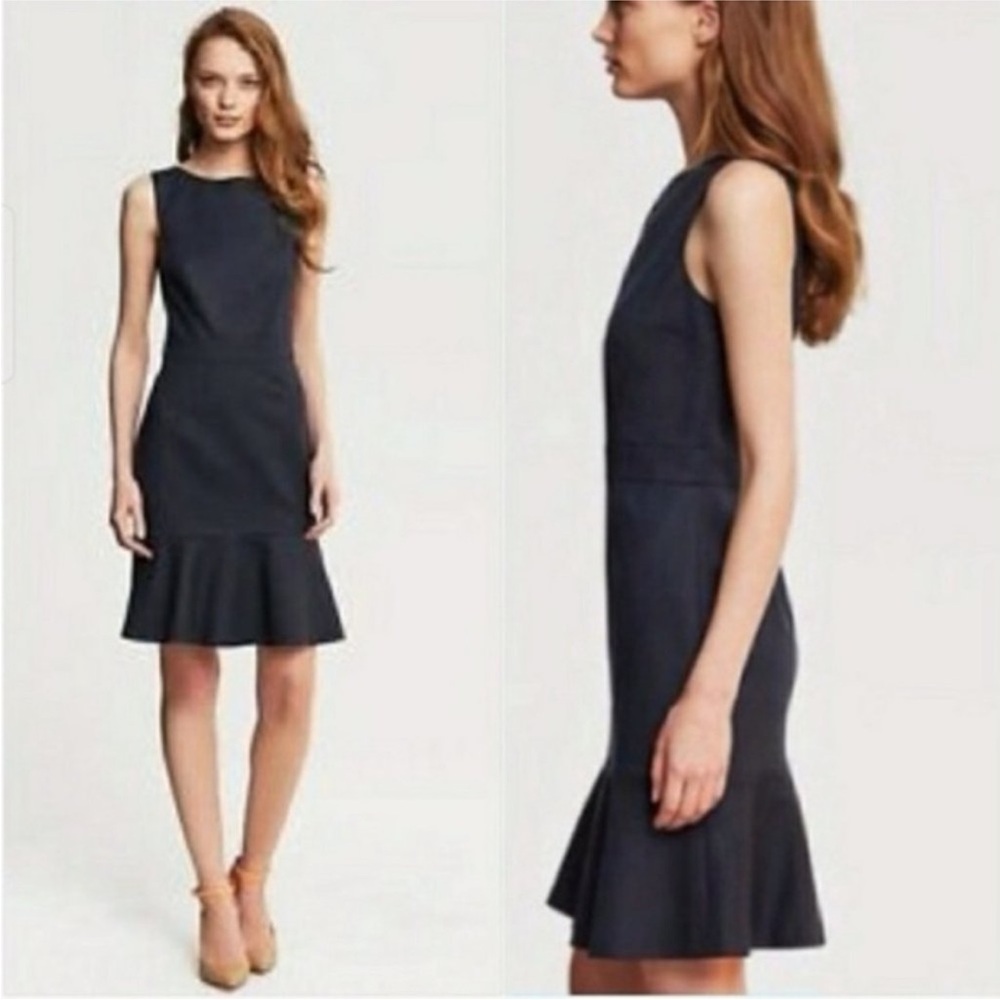 Banana Republic Sleeveless Flounce Dress